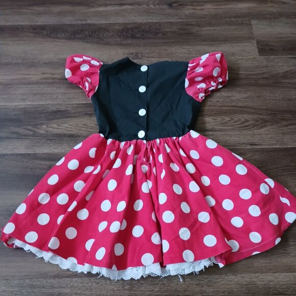Vintage Disney Kids Minnie Mouse Halloween Dress Up 4 DAMAGE READ - Picture 7 of 7